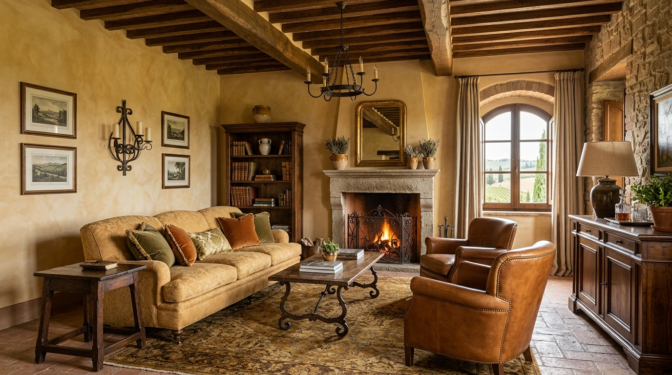 Use terracotta and clay inspired accents for authenticity